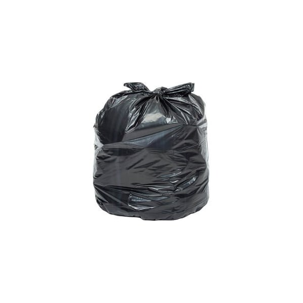 Napco Bag And Film GEC 153; Medium Duty Black Trash Bags, 65-70 Gallon, 0.9 Mil RST4152HB - main